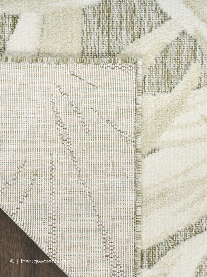 Aloha Leaves Ivory Sage Rug - 8