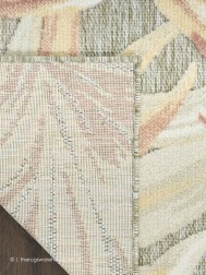 Aloha Leaves Sage Rose Rug - Thumbnail - 8