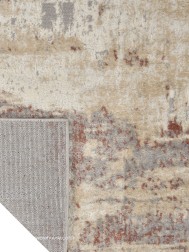 Stubble Grey Rust Rug - Thumbnail - 9