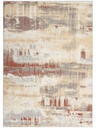 Stubble Grey Rust Rug - Thumbnail - 10
