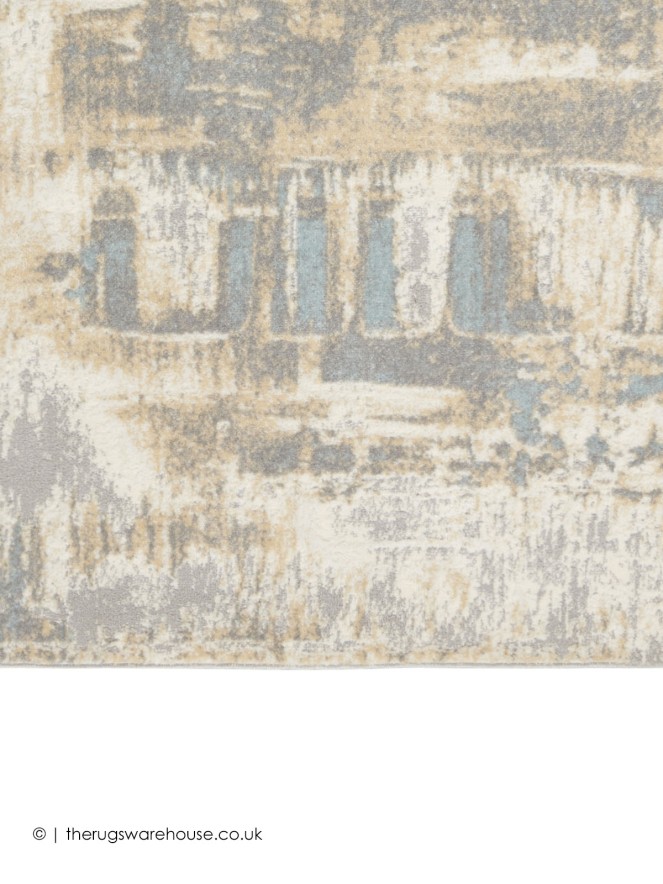 Stubble Ivory Seaglass Rug - 7