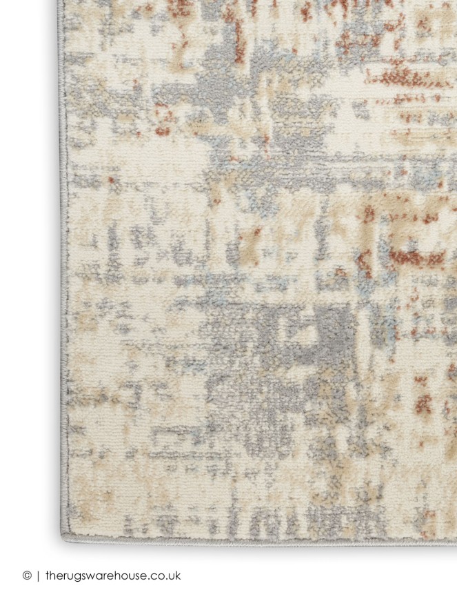 Inca Ivory Grey Rug - 7