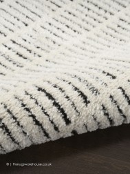 Ovido Ivory Black Rug - Thumbnail - 7