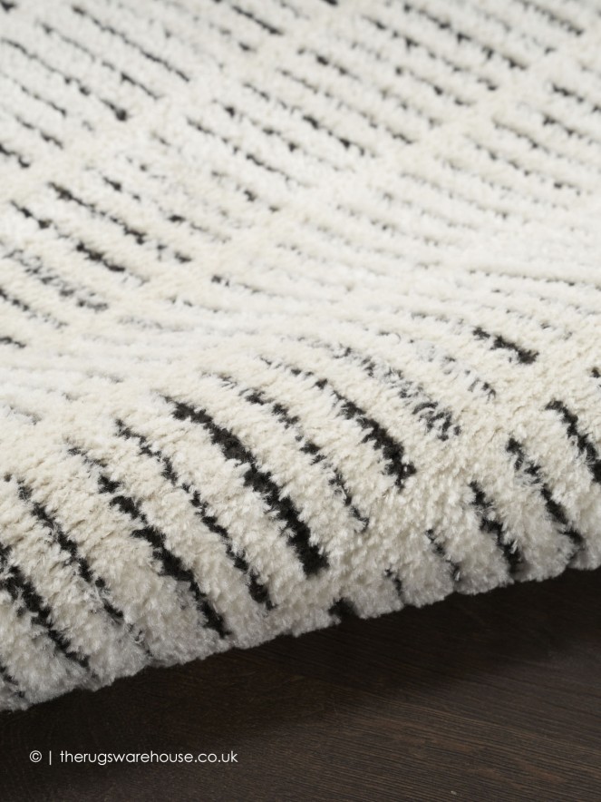 Ovido Ivory Black Rug - 7