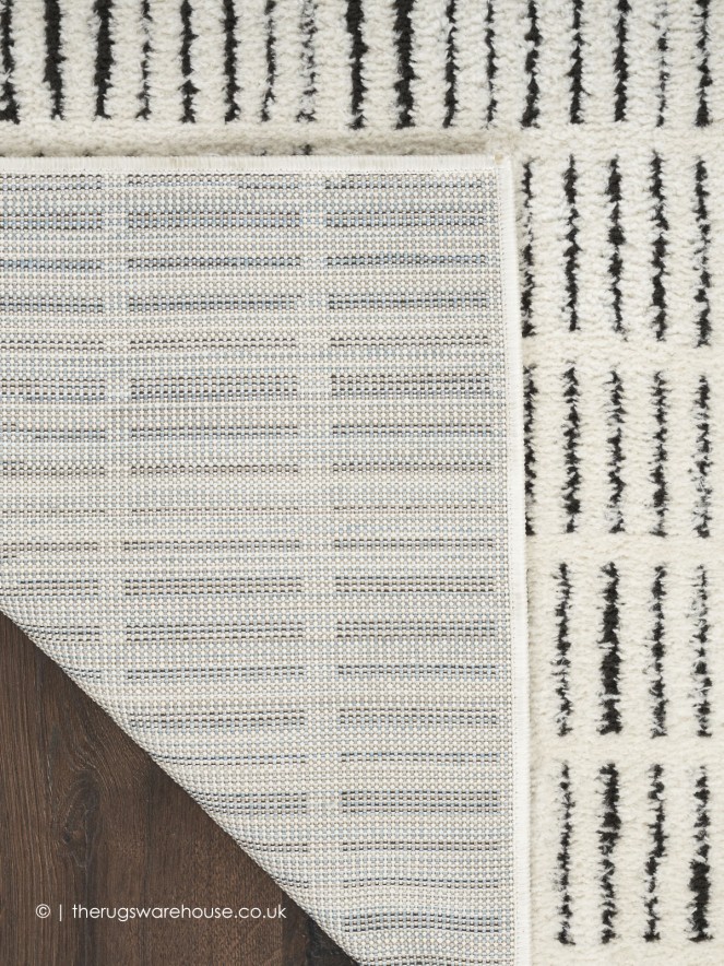 Ovido Ivory Black Rug - 9