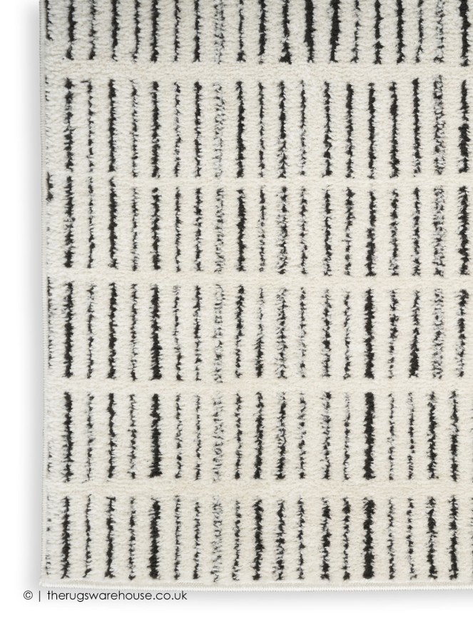 Ovido Ivory Black Rug - 8