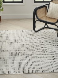 Ovido Ivory Black Rug - Thumbnail - 3