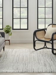 Ovido Ivory Black Rug - Thumbnail - 4