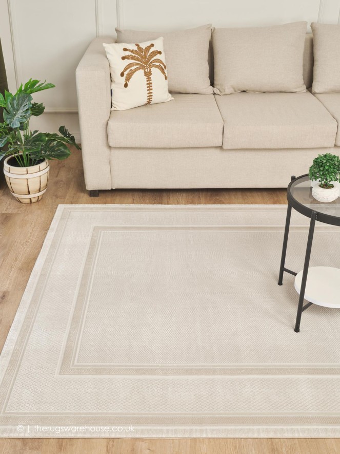 Soharo Cream Beige Rug - 3