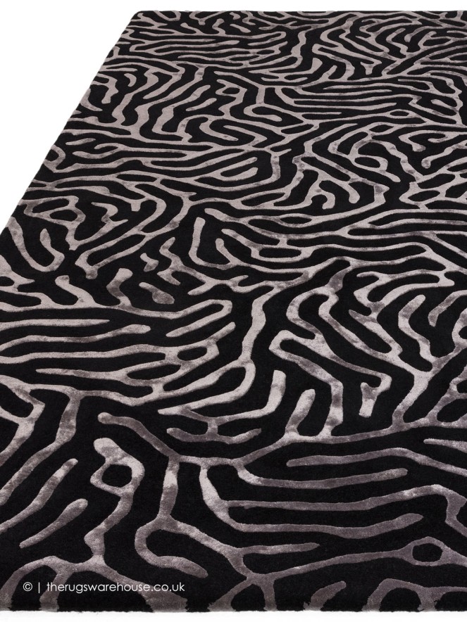 Coral Gunmetal Rug - 7