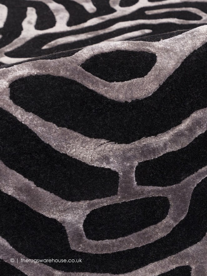 Coral Gunmetal Rug - 3