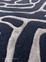 Coral Navy Rug - Thumbnail - 3