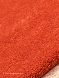 Comfort Burnt Orange Circle Rug - Thumbnail - 3
