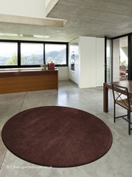 Comfort Choco Circle Rug - Thumbnail - 2