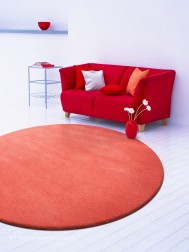 Comfort Coral Circle Rug - Thumbnail - 2