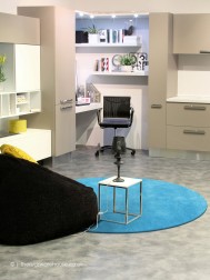 Comfort Duck Egg Circle Rug - Thumbnail - 2