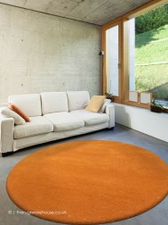 Comfort Pumpkin Circle Rug - Thumbnail - 2