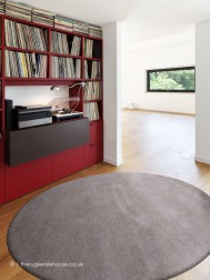 Comfort Taupe Circle Rug - Thumbnail - 2