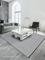 Vetrina Greek Key Silver Rug - Thumbnail - 2