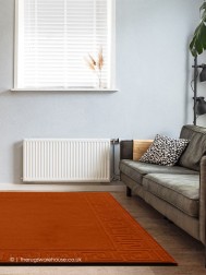 Vetrina Greek Key Rust Rug - Thumbnail - 2