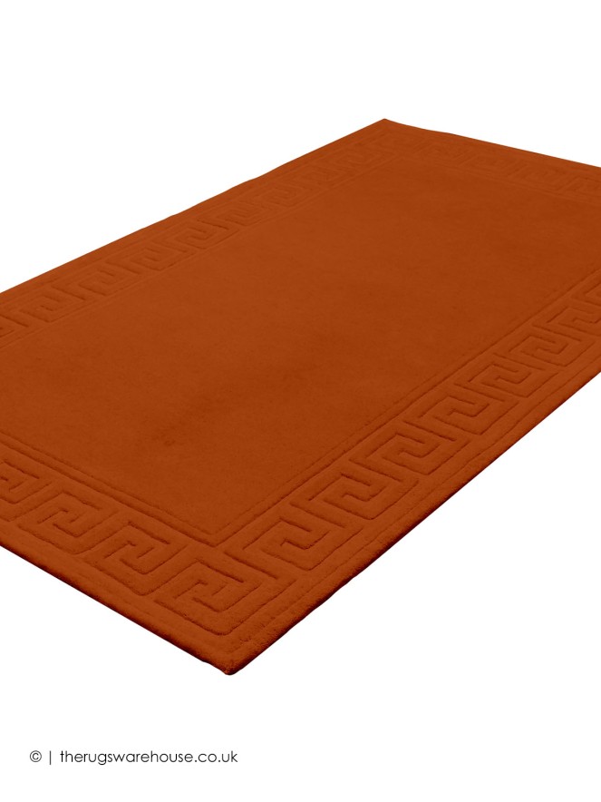 Vetrina Greek Key Rust Rug - 9