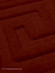 Vetrina Greek Key Burgundy Rug - Thumbnail - 6