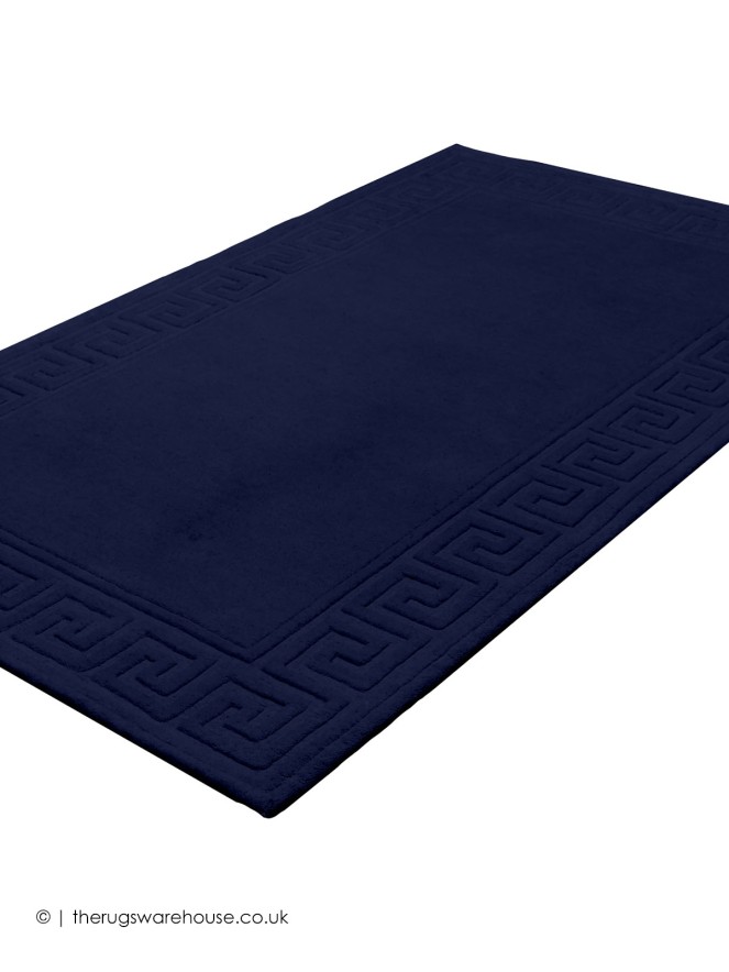 Vetrina Greek Key Navy Rug - 9