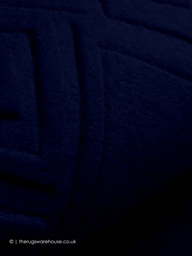 Vetrina Greek Key Navy Rug - 4