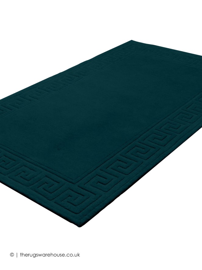 Vetrina Greek Key Green Rug - 10