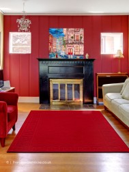 Vetrina Greek Key Red Rug - Thumbnail - 2