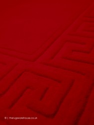 Vetrina Greek Key Red Rug - Thumbnail - 5