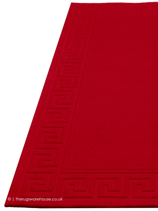 Vetrina Greek Key Red Rug - 7