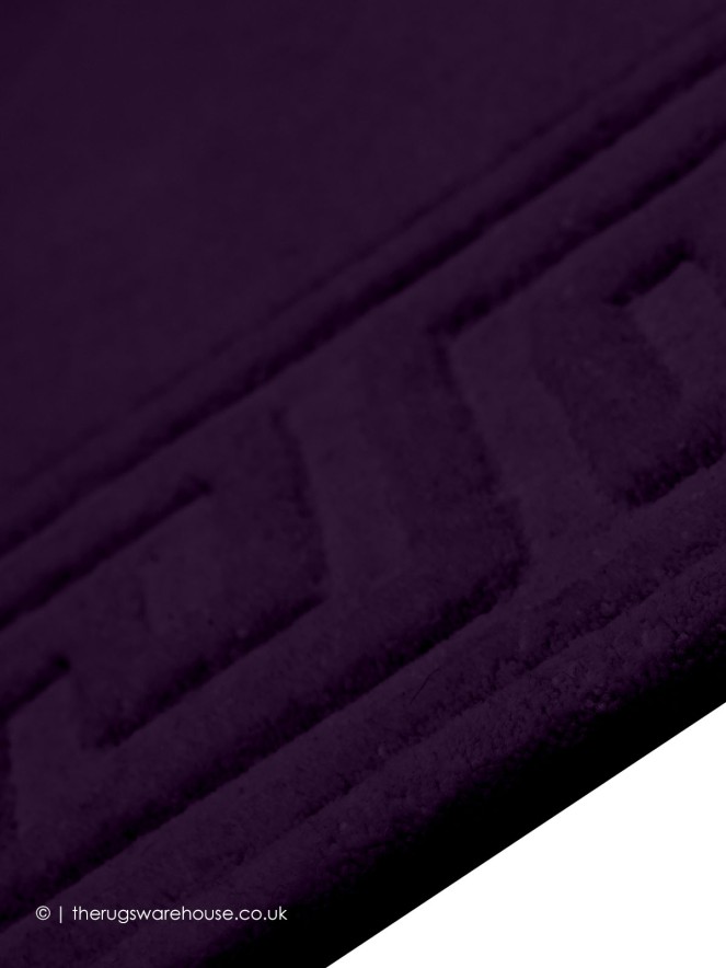 Vetrina Greek Key Purple Rug - 3