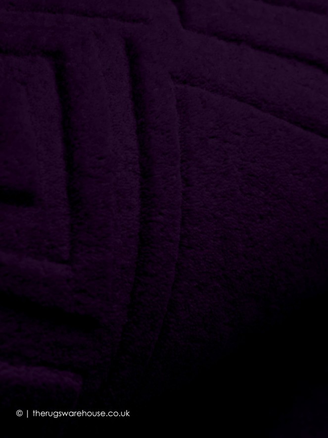 Vetrina Greek Key Purple Rug - 4