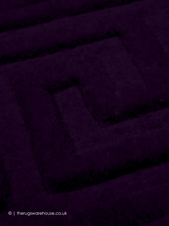 Vetrina Greek Key Purple Rug - 6