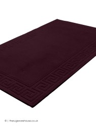 Vetrina Greek Key Aubergine Rug - Thumbnail - 9