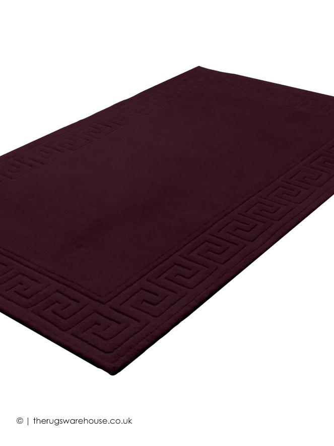 Vetrina Greek Key Aubergine Rug - 9