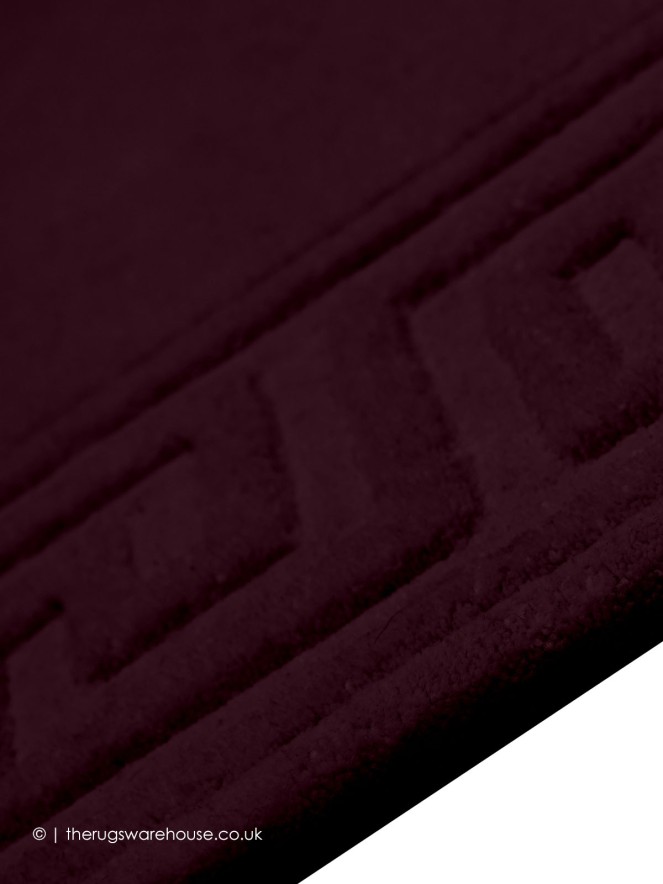 Vetrina Greek Key Aubergine Rug - 3