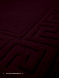 Vetrina Greek Key Aubergine Rug - Thumbnail - 5