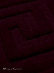 Vetrina Greek Key Aubergine Rug - Thumbnail - 6