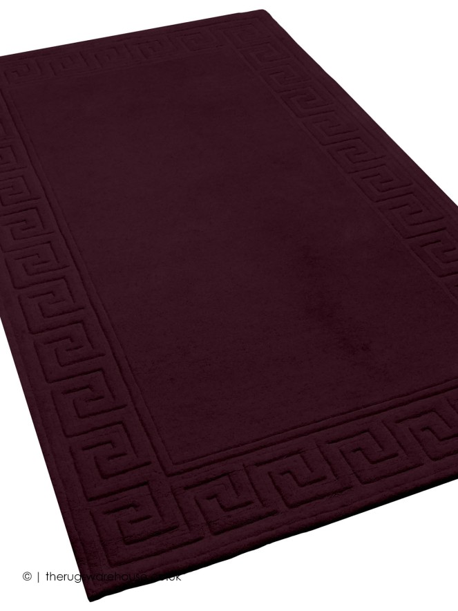 Vetrina Greek Key Aubergine Rug - 8