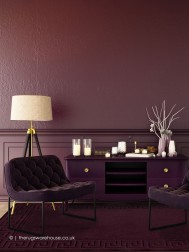 Vetrina Greek Key Aubergine Rug - Thumbnail - 2
