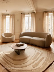 Fragment Beige Rug - Thumbnail - 2