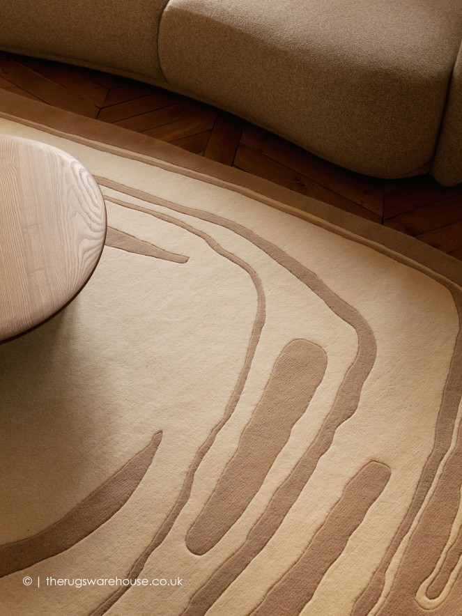 Fragment Beige Rug - 5