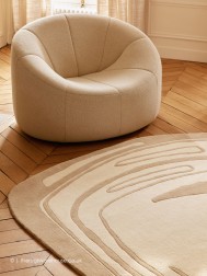 Fragment Beige Rug - Thumbnail - 6