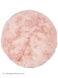 Naturelux Pink Circle Rug - Thumbnail - 4