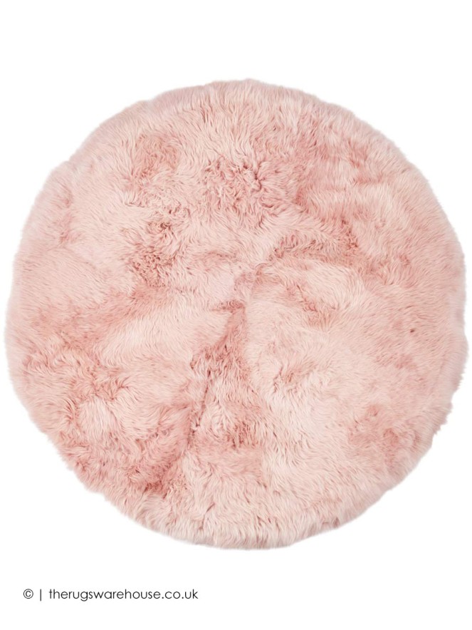Naturelux Pink Circle Rug - 4