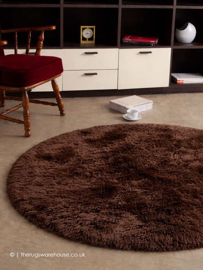 Naturelux Tobacco Circle Rug - 3