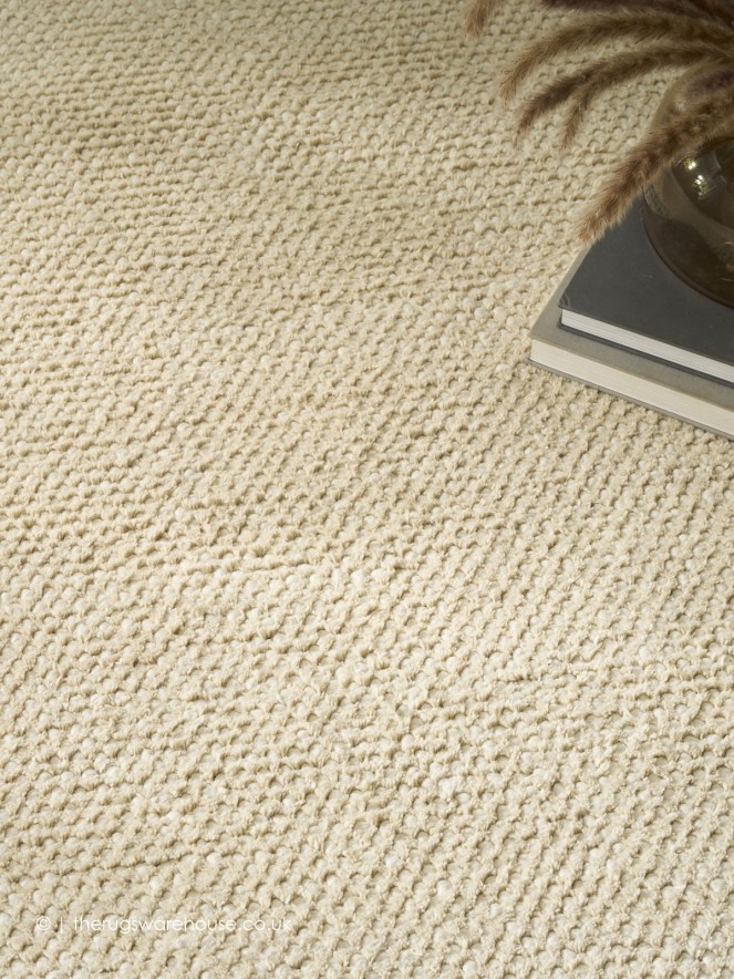 Rows Ivory Beige Rug - 5