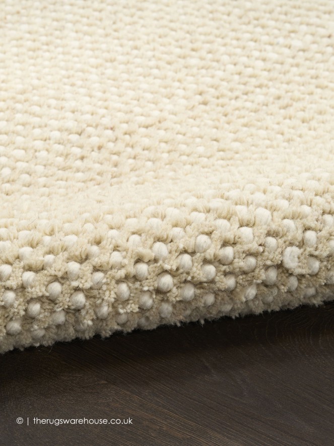 Rows Ivory Beige Rug - 6